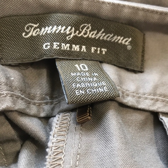 Tommy Bahama Taupe Gemma Fit Pants Trousers Sz 10 - Picture 8 of 9